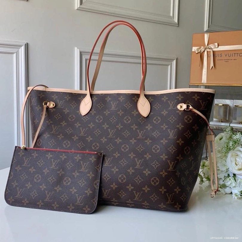 Official oldcobbler Neverfull Louis GM Vuitton 0708